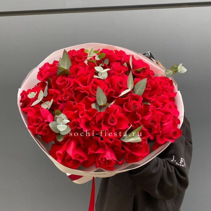 23 Красных французских роз в Курске