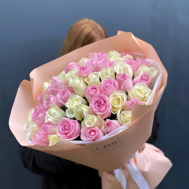 55 роз микс нежности в Курске