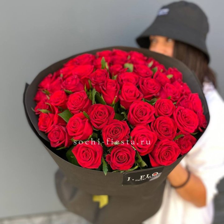 51 роза "Блек" в Курске