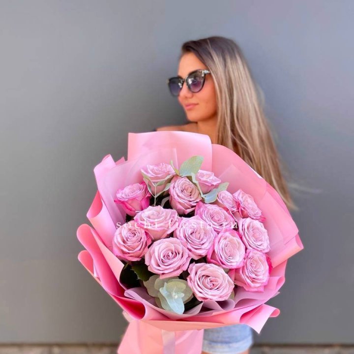 Букет розовых роз 2 в Курске