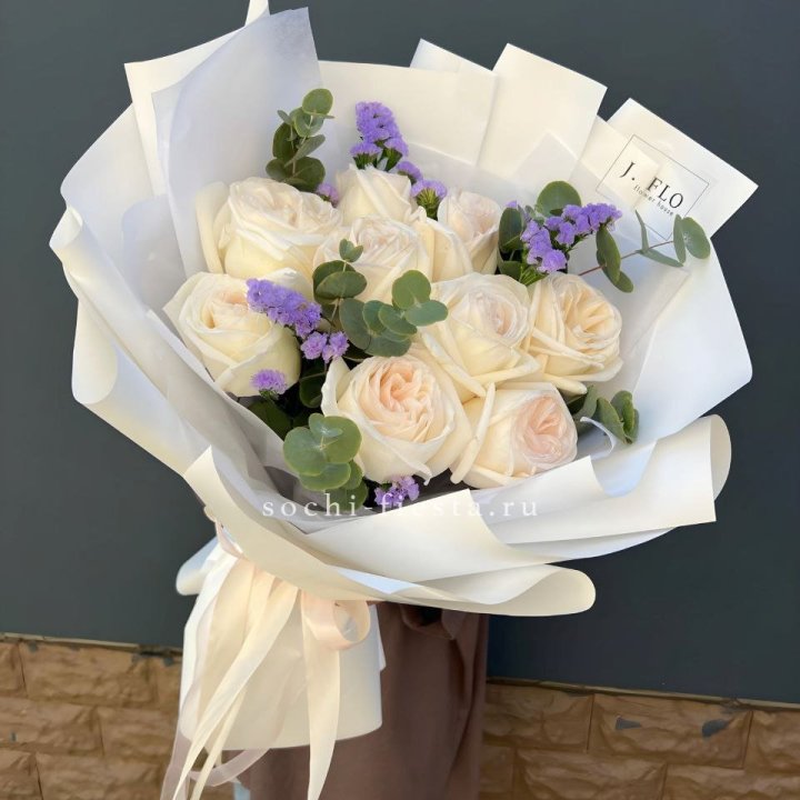 Букет из роз Вайт охара в Курске