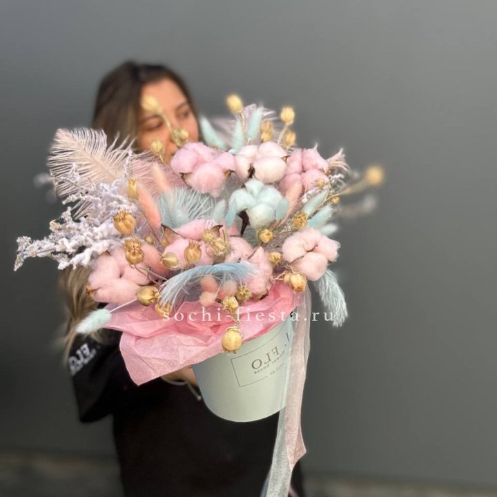 Авторский бокс с сухоцветами №2 в Курске