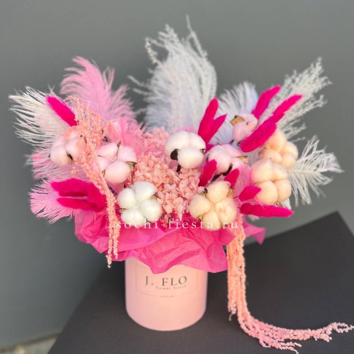 Авторский бокс с сухоцветами №1 в Курске