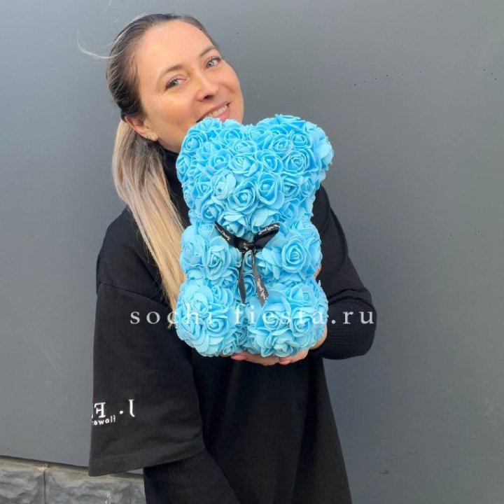 Игрушка медведь голубая в Курске