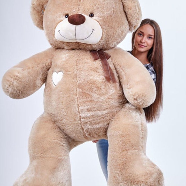 Бурый плюшевый мишка большой в Курске