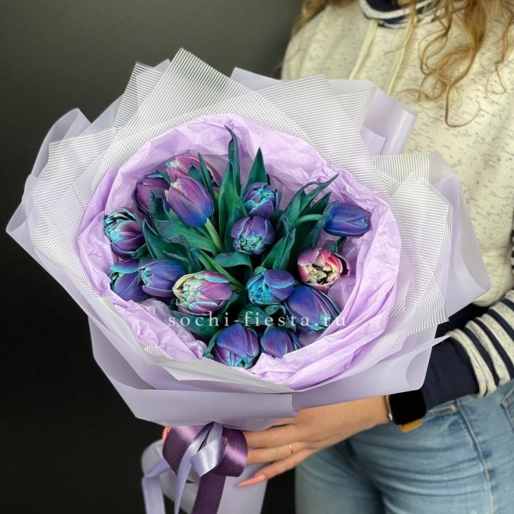 Букет тюльпанов "Пандора" в Курске