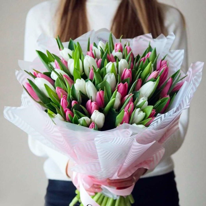 Букет тюльпанов "Лолита" в Курске