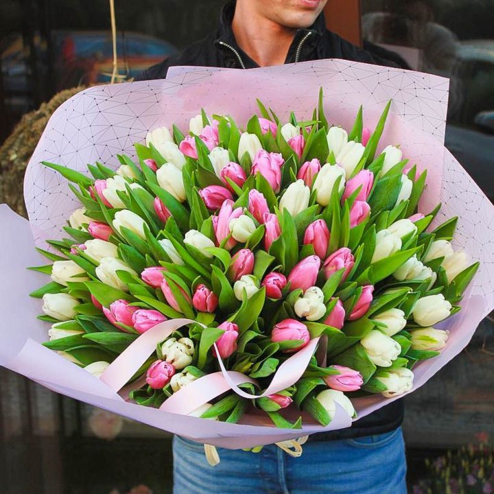 101 тюльпан микс в Курске